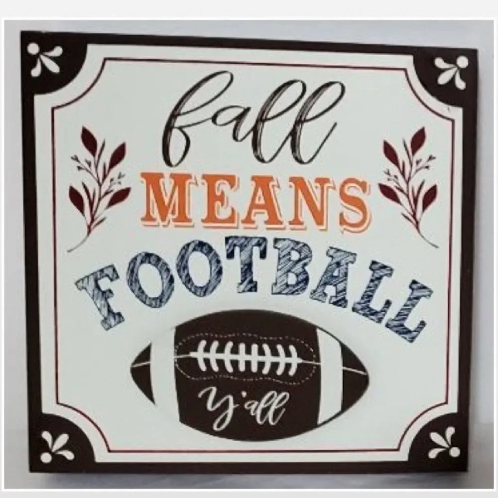 New Home Football Décor